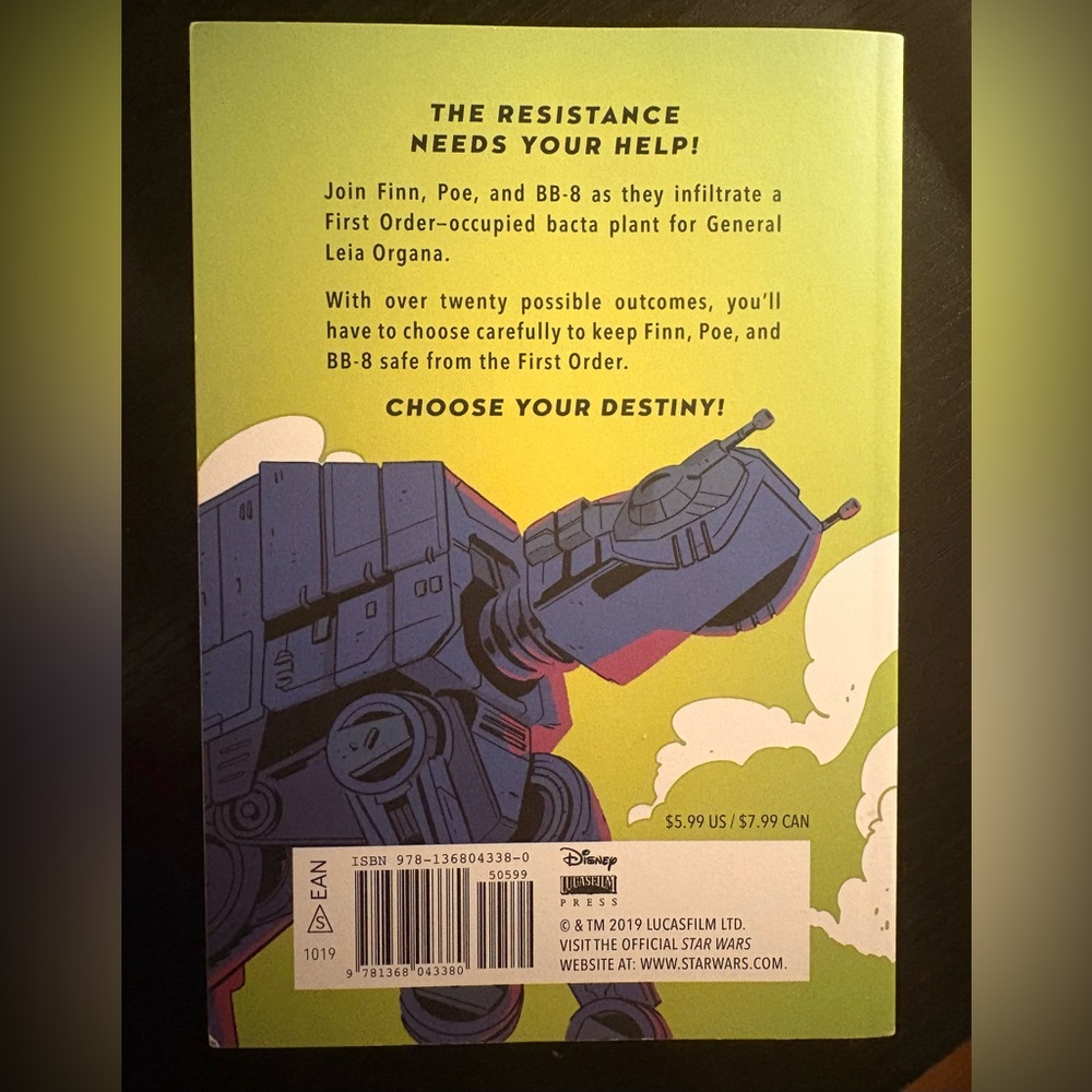 A Finn & Poe Adventure (Star Wars Choose Your Destiny Series) - Picture 2 of 5